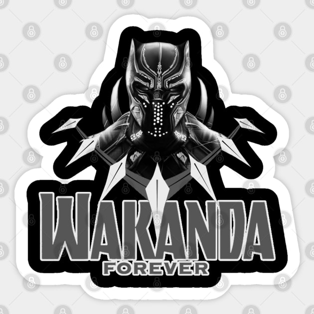 Wakanda Forever for wakanda people Sticker by NelsonPR